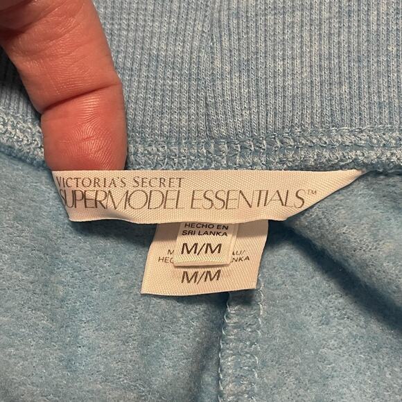 Victorias Secret Pants Womens Medium Supermodel Essentials Cropped Sequin Heart - Picture 6 of 14